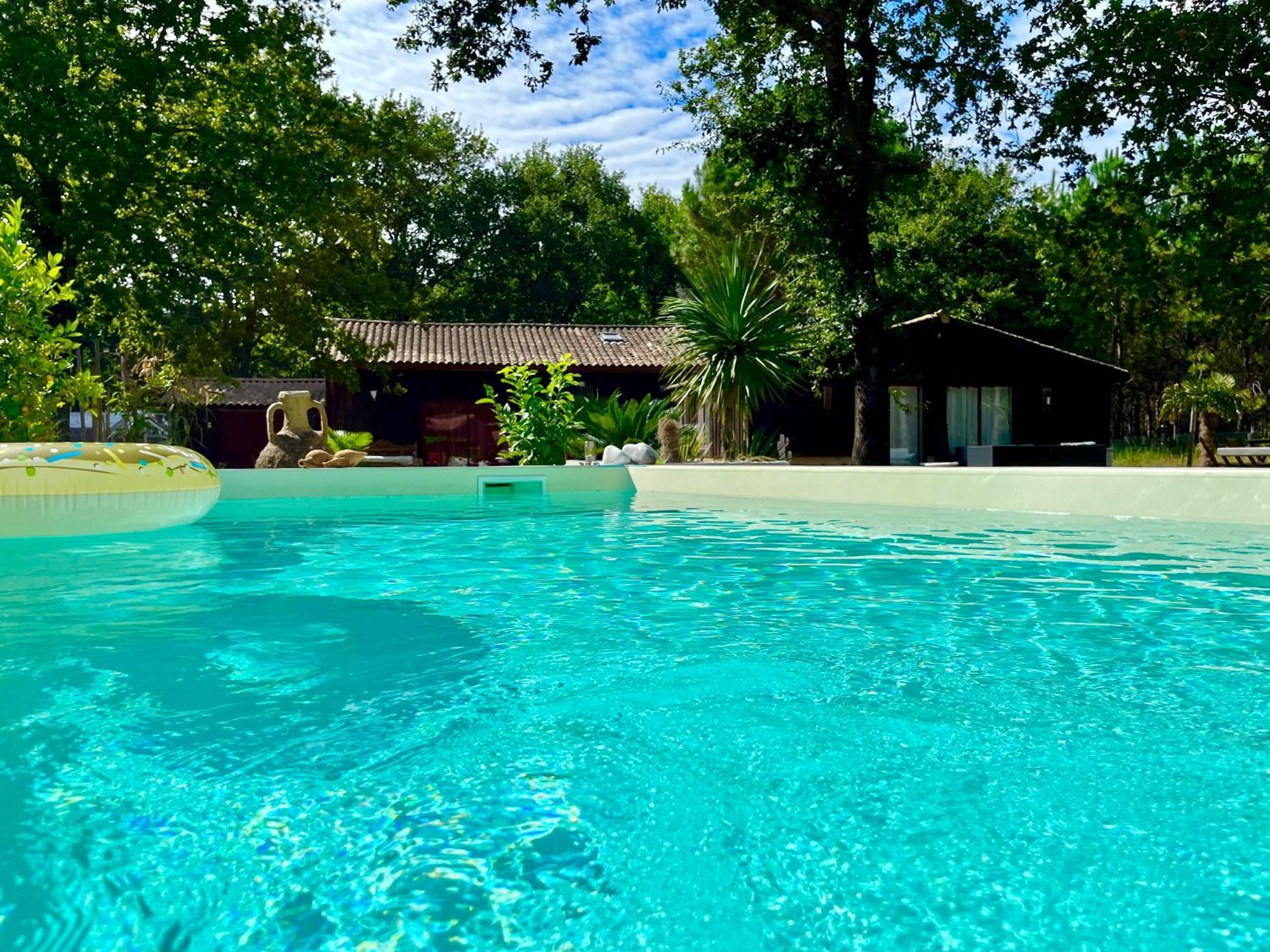 House De La Canopee, Swimming Pool, Lake, Forest, Large Garden And Wifi Hourtin Εξωτερικό φωτογραφία