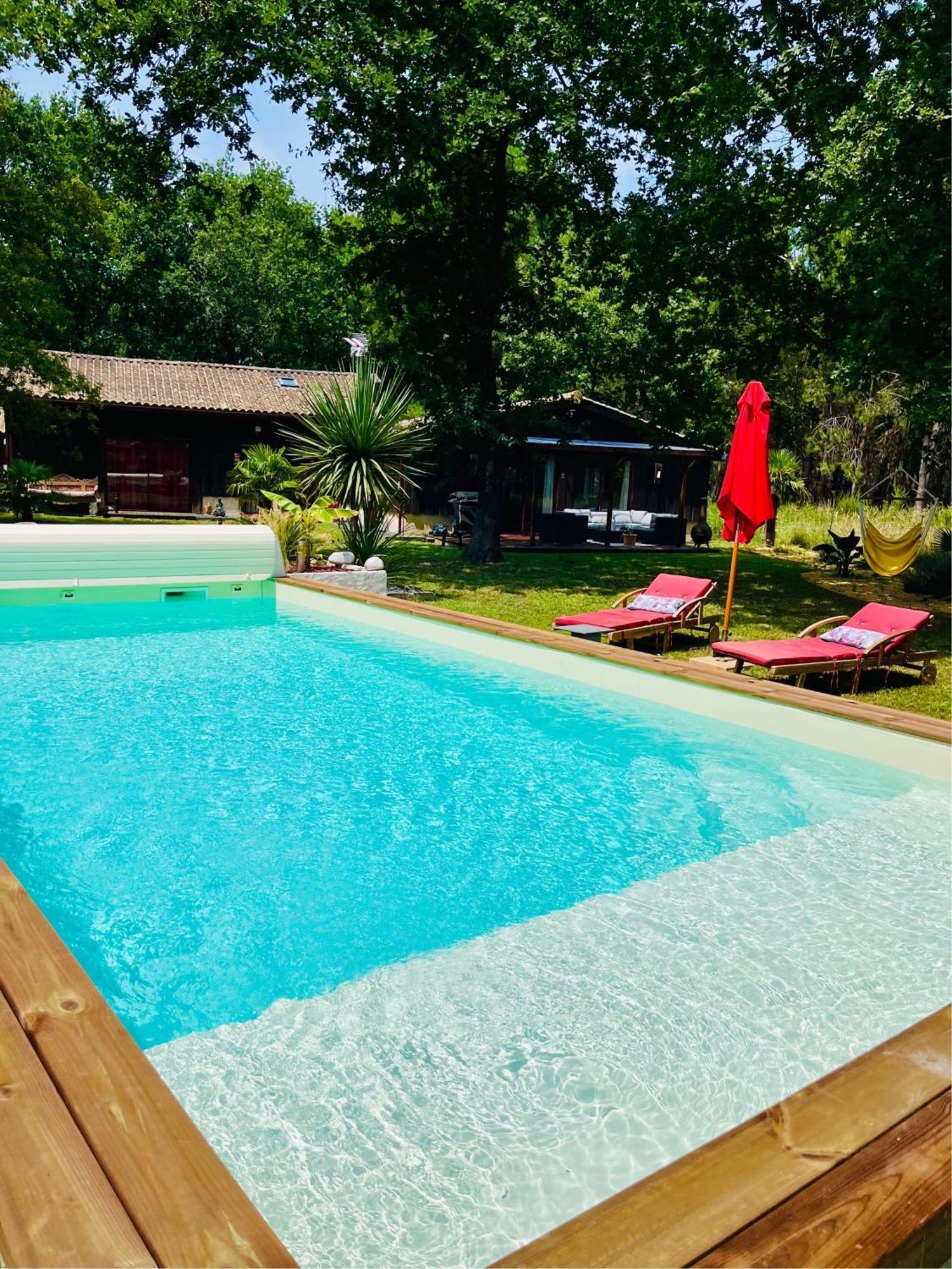 House De La Canopee, Swimming Pool, Lake, Forest, Large Garden And Wifi Hourtin Εξωτερικό φωτογραφία
